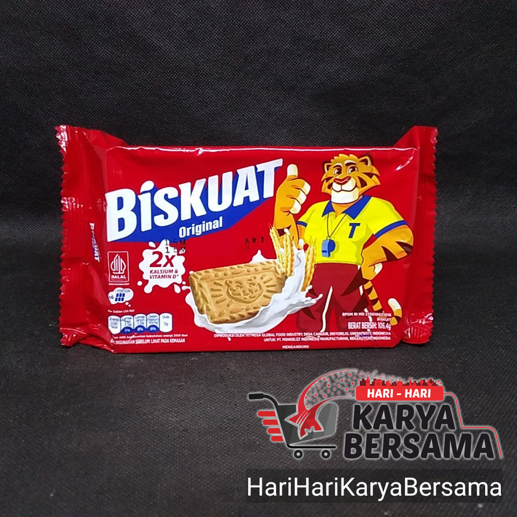 

MAKANAN RINGAN BISKUIT BISKUAT RASA ORIGINAL 106.4GR