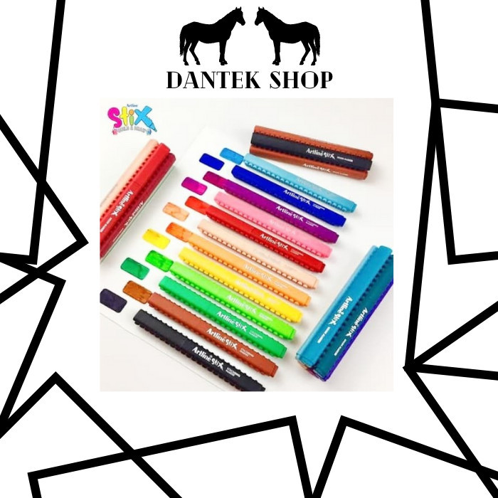 

Artline Stix Brush Marker ETX-F - Spidol Brush Susun Puzzle - Black