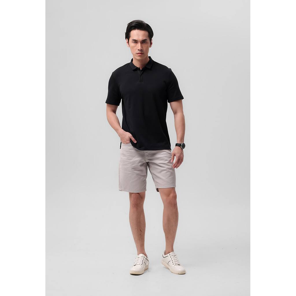 MANZONE - Celana Pendek Bermuda Pria Genic Regular Fit - Grey