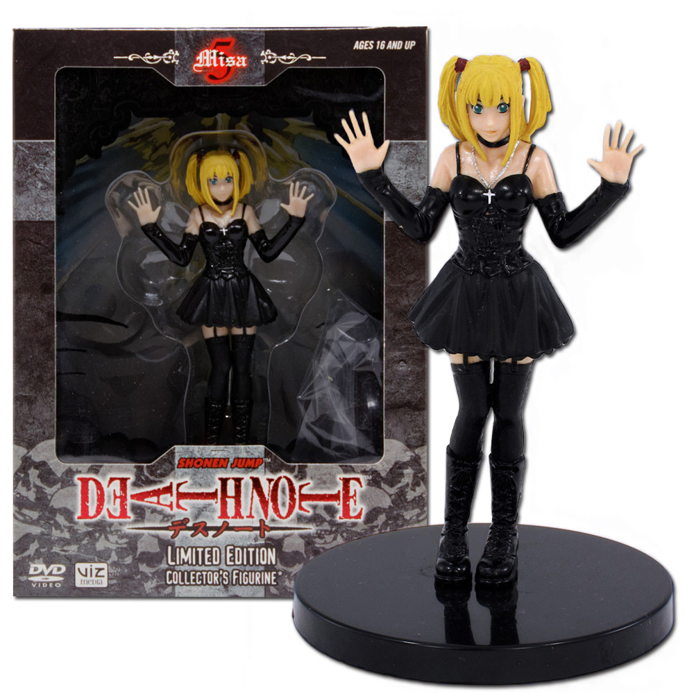 12CM Anime Death Notes  Misa Figure Toy Car Deathnote L Killer Misa Amane Figure Doll Collection Mod