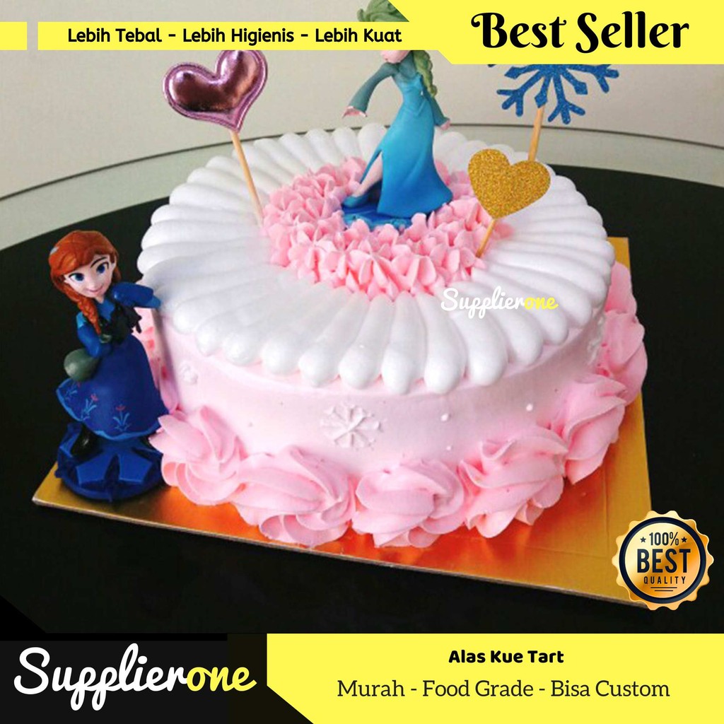 [Whispers] Tatakan Kue Gold / Alas Kue / Tatakan Kue Tart / Alas Kue Tart / Alas Kue Ulang tahun /