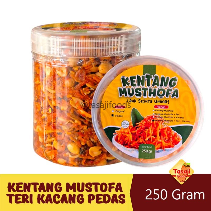 

Kentang Mustofa Teri Kacang Pedas 250 Gram