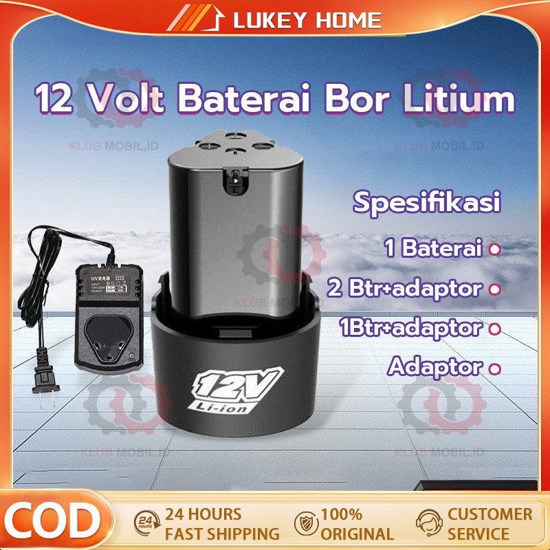 12 Volt Baterai Bor Litium Li-ion Cordless Electric Rechargeable 12 Volt 20000 Mah Li-ion Lithium Io