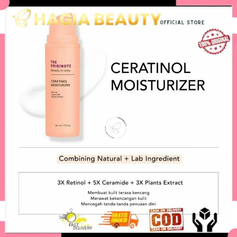 TERLARIS - BPOM DAN ORI The originote ceratinol moisturizer/ moisturizer gel cream ceratinol / moist