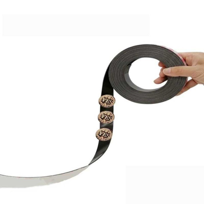 

THFS Lakban Sticker Magnetic Strong 1.5mm Tape Self Adhesive 1M TTMKYQ