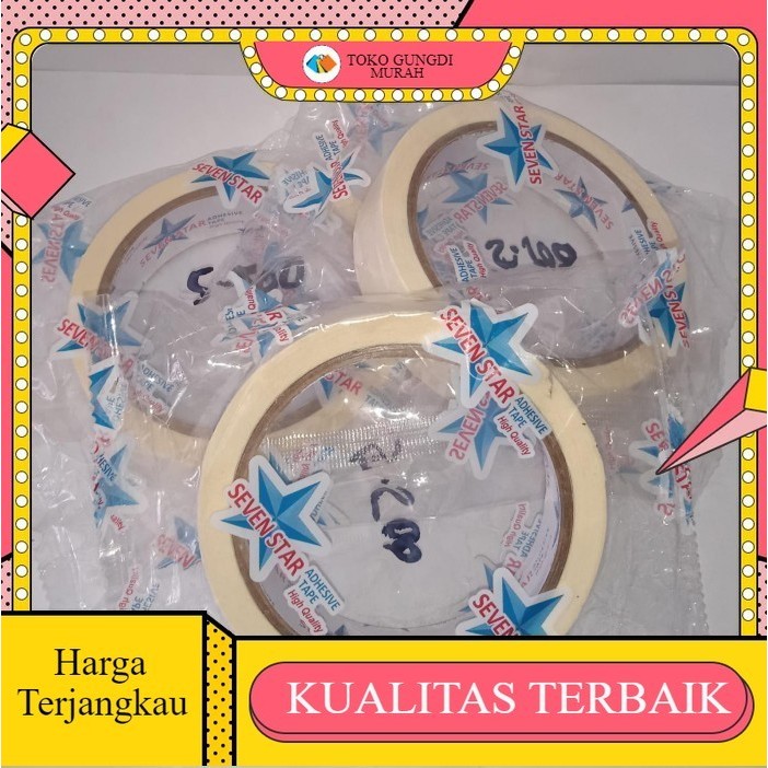 

Lakban Kertas / Masking Tape Sedang