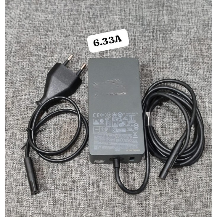 Adaptor Microsoft Surface Book 2 Surface Studio 15V 6.33A 102W
