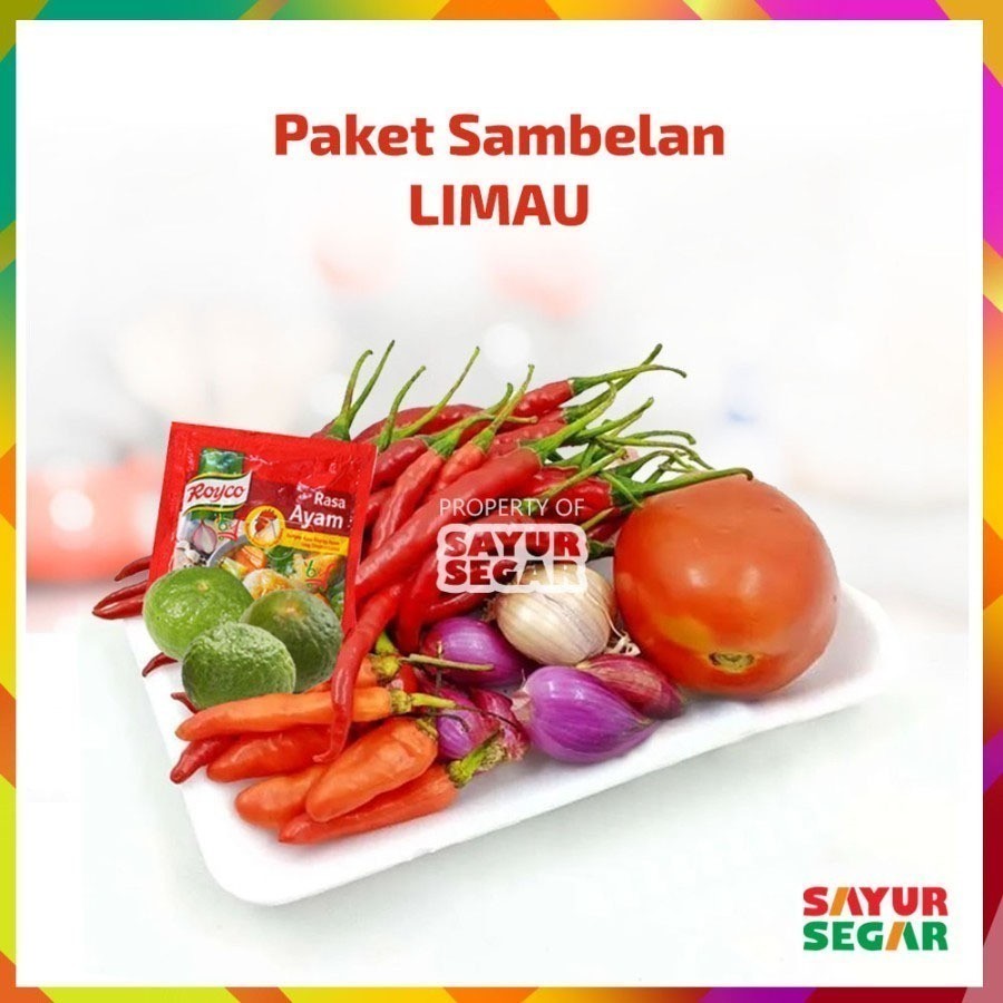 

Paket Sayur SAMBELAN LIMAU [1 Pack] SPECIAL - Ready to Cook