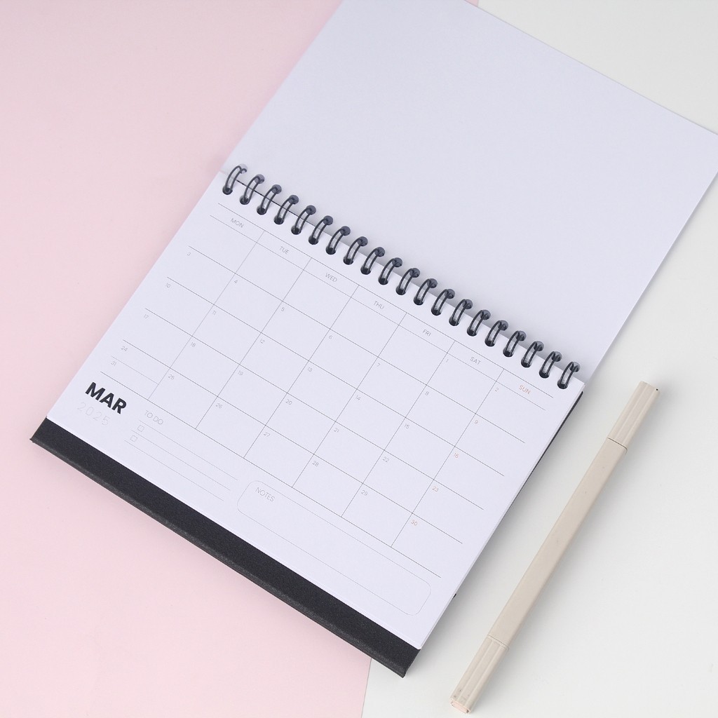 

Desk Calendar 2025 Uk B6 #Hitam - Kalender Meja - Kalendar Board by bukuqu