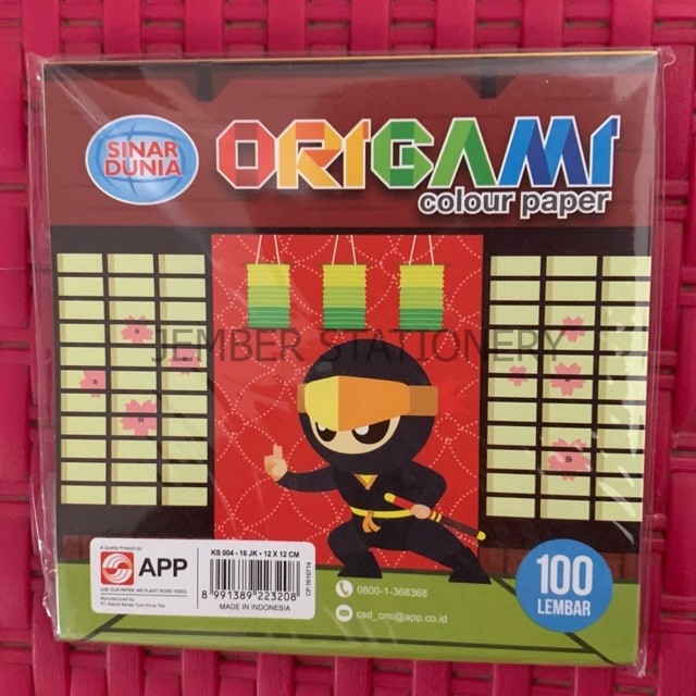 

Origami SIDU 12x12 isi 100