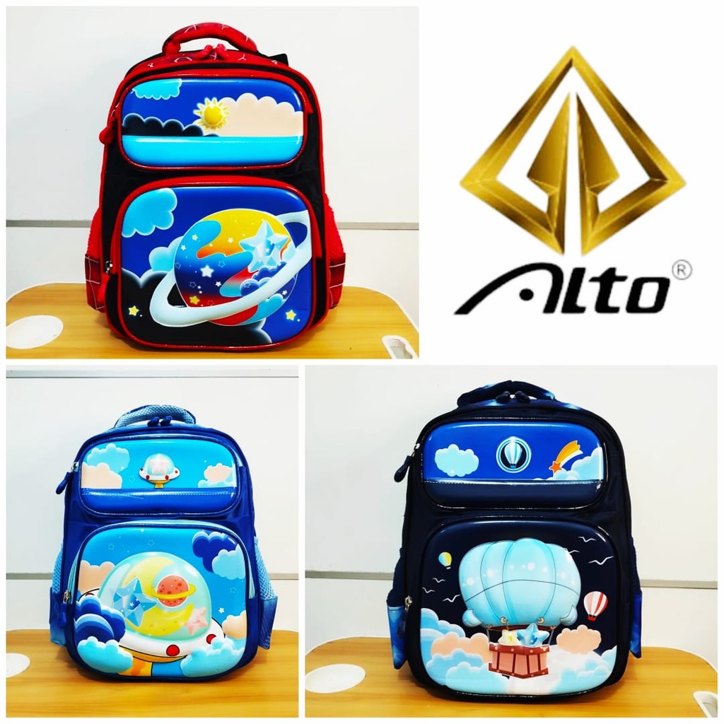 Tas Ransel Alto Tas Sekolah Anak Laki Laki Cowok TK Tas Gendong Tas Punggung Terbaru