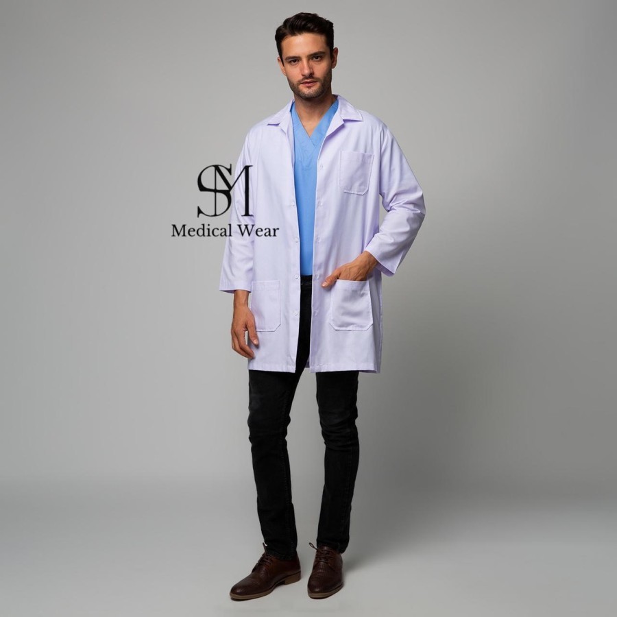 Baju LAB Lengan Panjang / Jas LAB Praktek Laboratorium