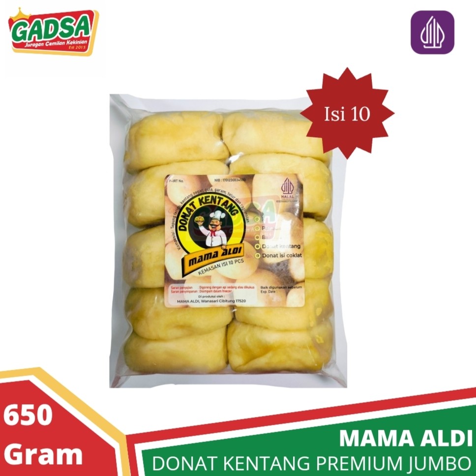 

Donat Kentang Premium Jumbo Mama Aldi isi 10