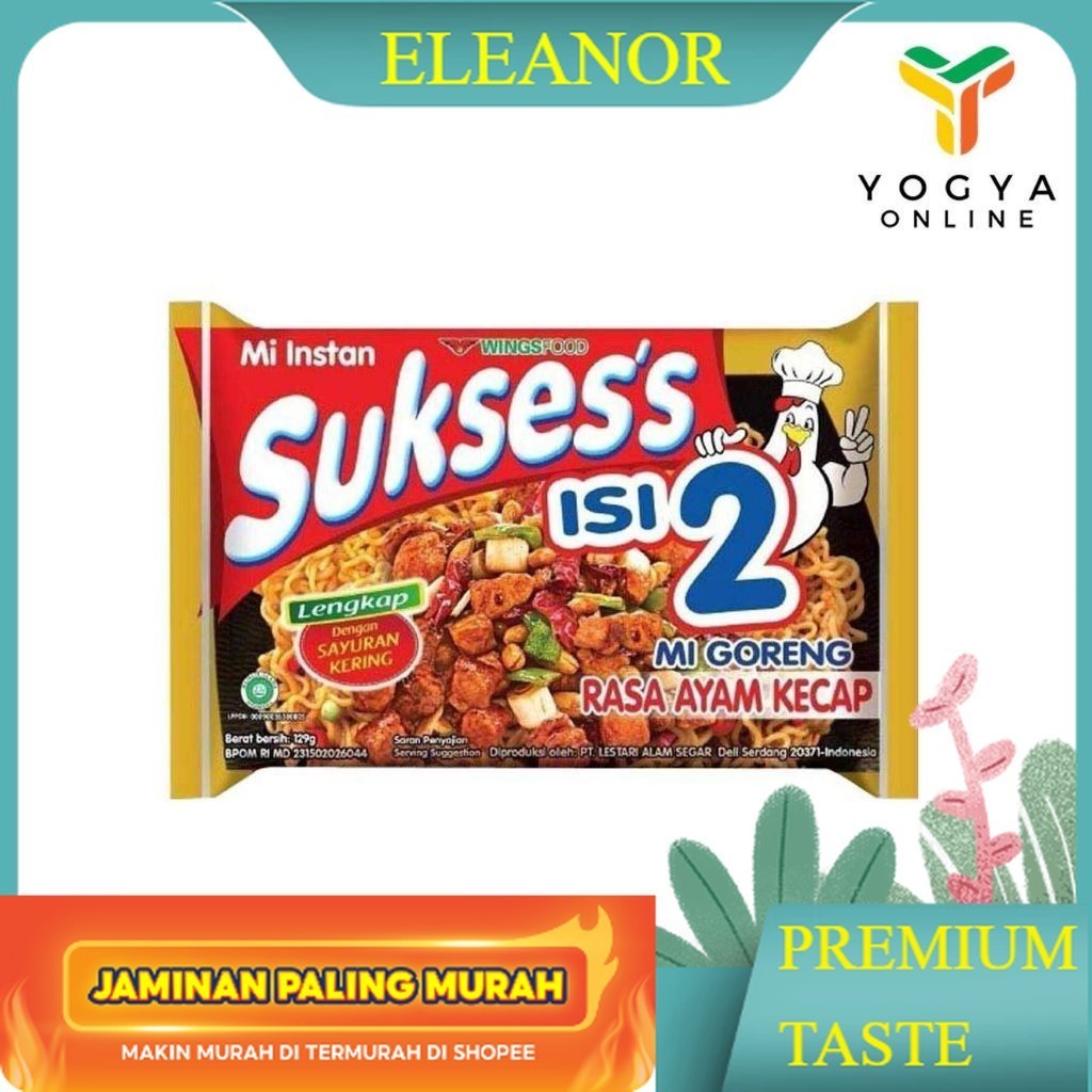 

Suksess Isi 2 Mie Goreng Ayam Kecap 129 G - ELEANOR