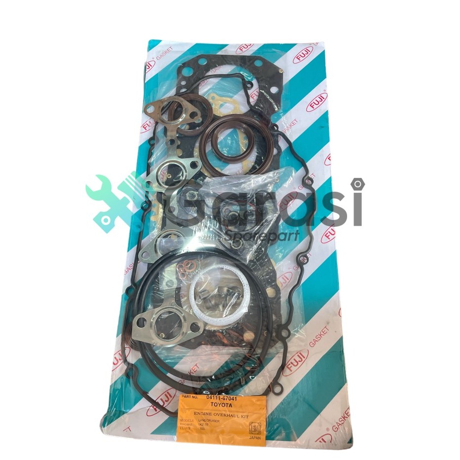 Packing Paking Gasket Set Hilux Ln167 Ln107 Surf Tiger Prado Kzn130 1Kz 3.0 Plat Fuji Japan ORI