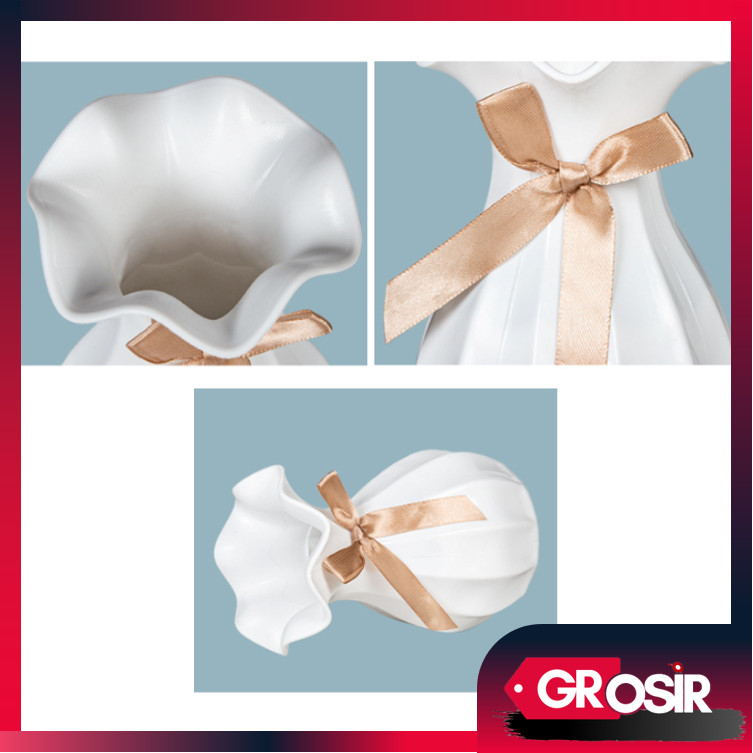 Grosir H6532 Vas Bunga Plastik / Dekorasi Rumah Vas Bunga / Vas Bunga Simpel Estetik / Vas Dekorasi 
