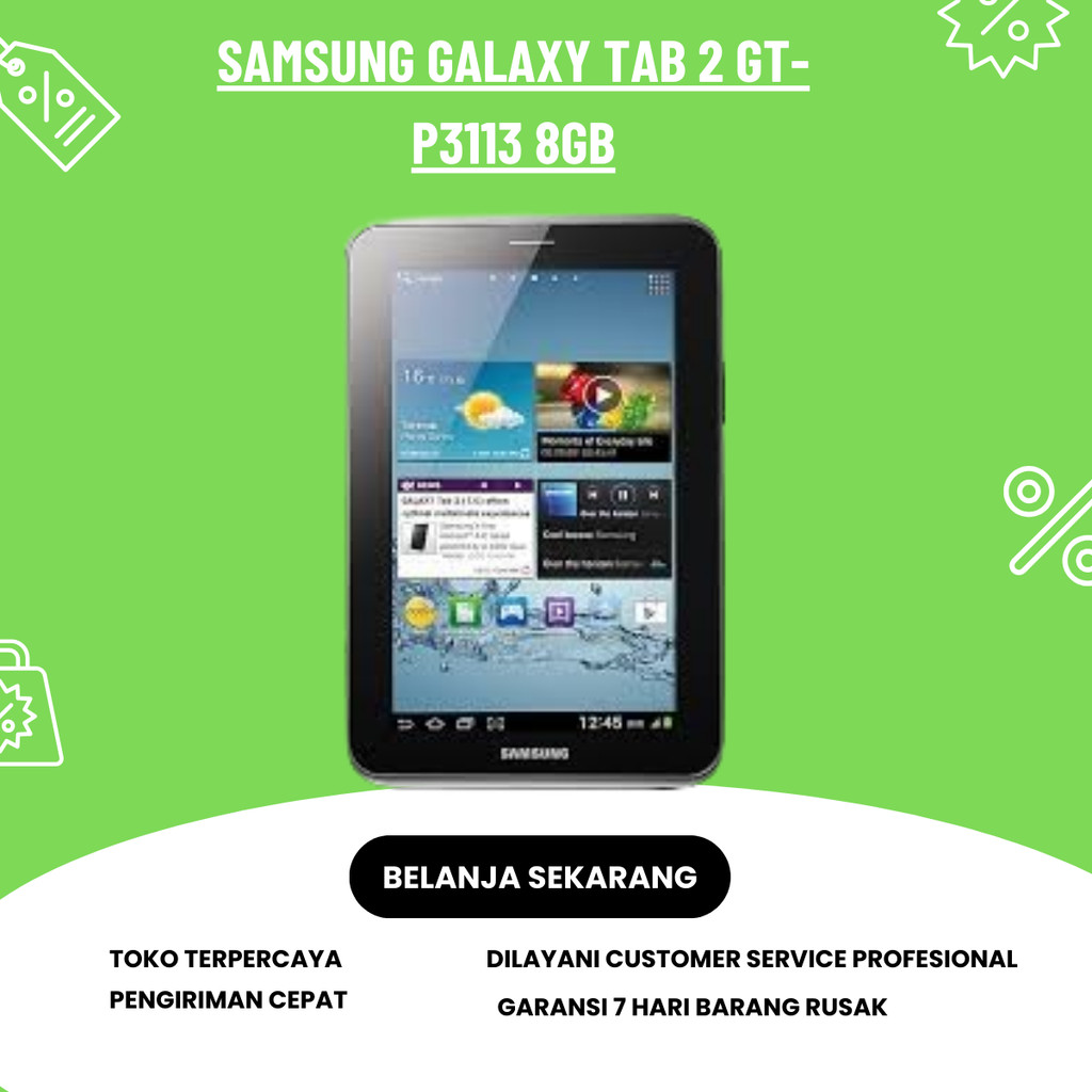 Samsung Galaxy Tab 2 GT-P3113 8GB - SECOND