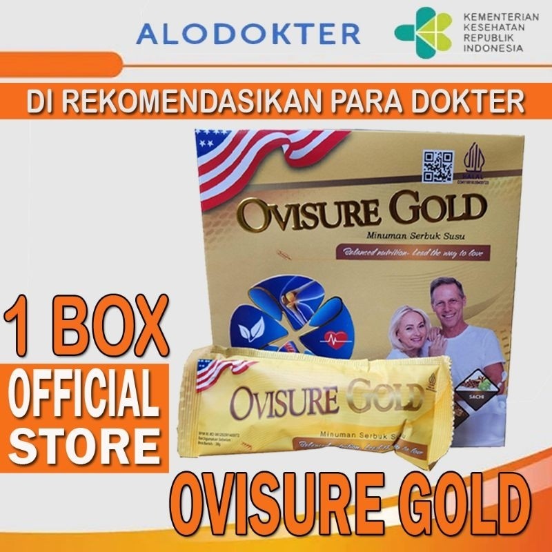 

1 BOX OVISURE GOLD ORIGINAL USA - SUSU KESEHATAN UNTUK PENGOBATAN TULANG DAN SENDI TERBAIK