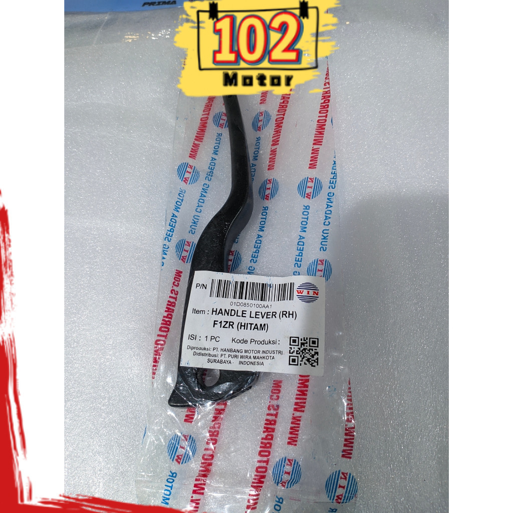 Handel Rem Kiri / Kanan F1Z R 2001 2002 2003 2004 2005 Warna Hitam | brake handle lever silver WIN |