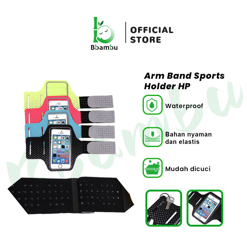 Wristband Phone Holder HP Gojek Armband Armband Case Casing Pouch HP Universal Size XL Arm Band