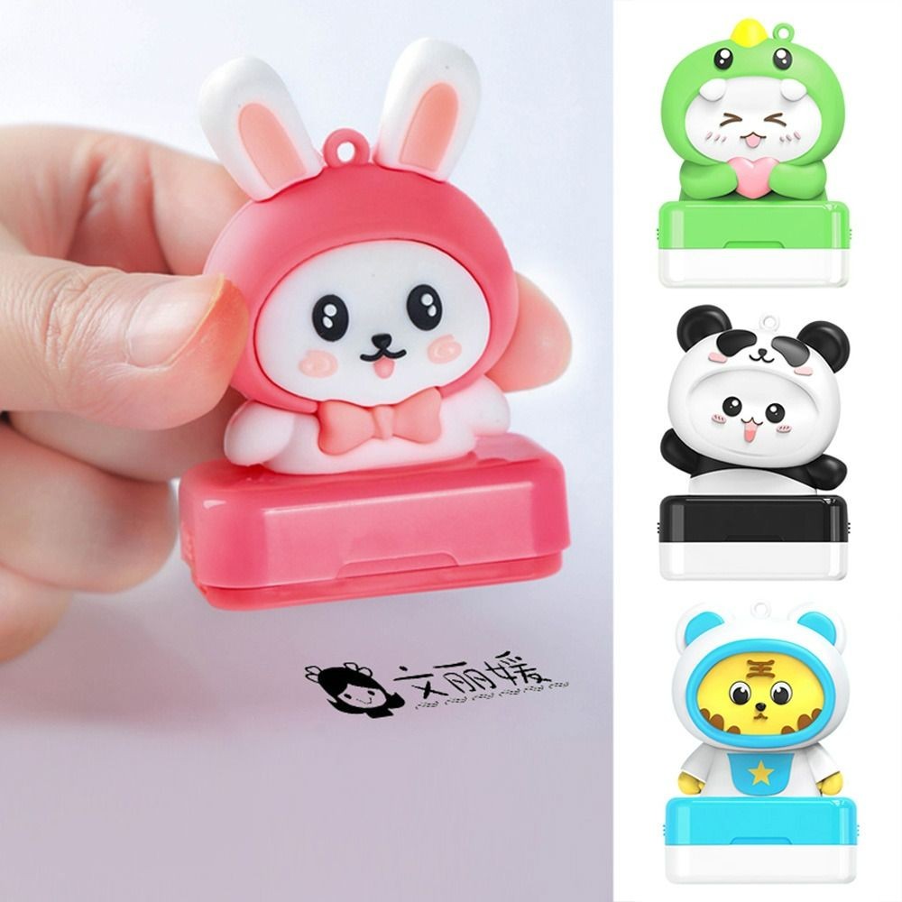 

Cartoon DIY Waterproof Children Name Stamp Kid Clothing Books Labeling
