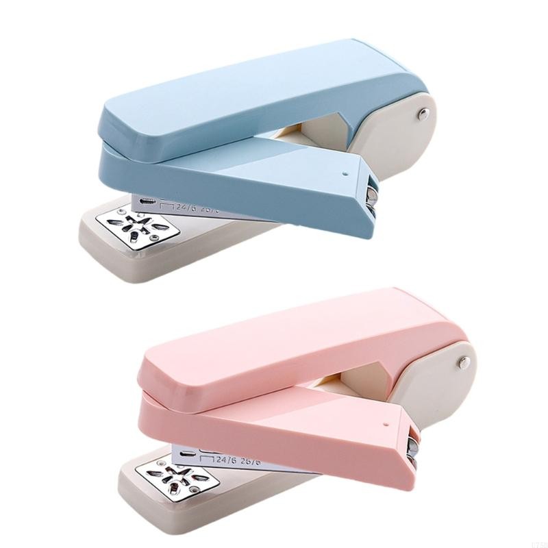 

U75B 360 Degree Rotatable Stapler 25 Sheets Capacity Labor-Saving Stapler Office Paper Binding Tool for Booklet Brochures