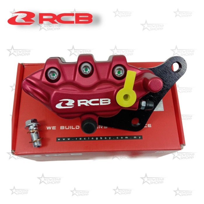 kaliper Rcb Nmax aerox R15 cbr150 facelift MX king Vixion cb150 pnp - Merah, Nmax Depan