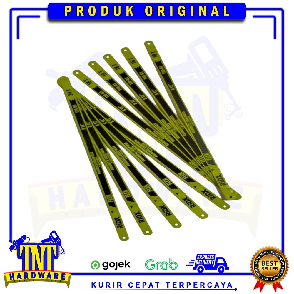 RIDX MATA GERGAJI BESI 18 TPI - TANGAN 12 INCH / MATA GERGAJI BESI