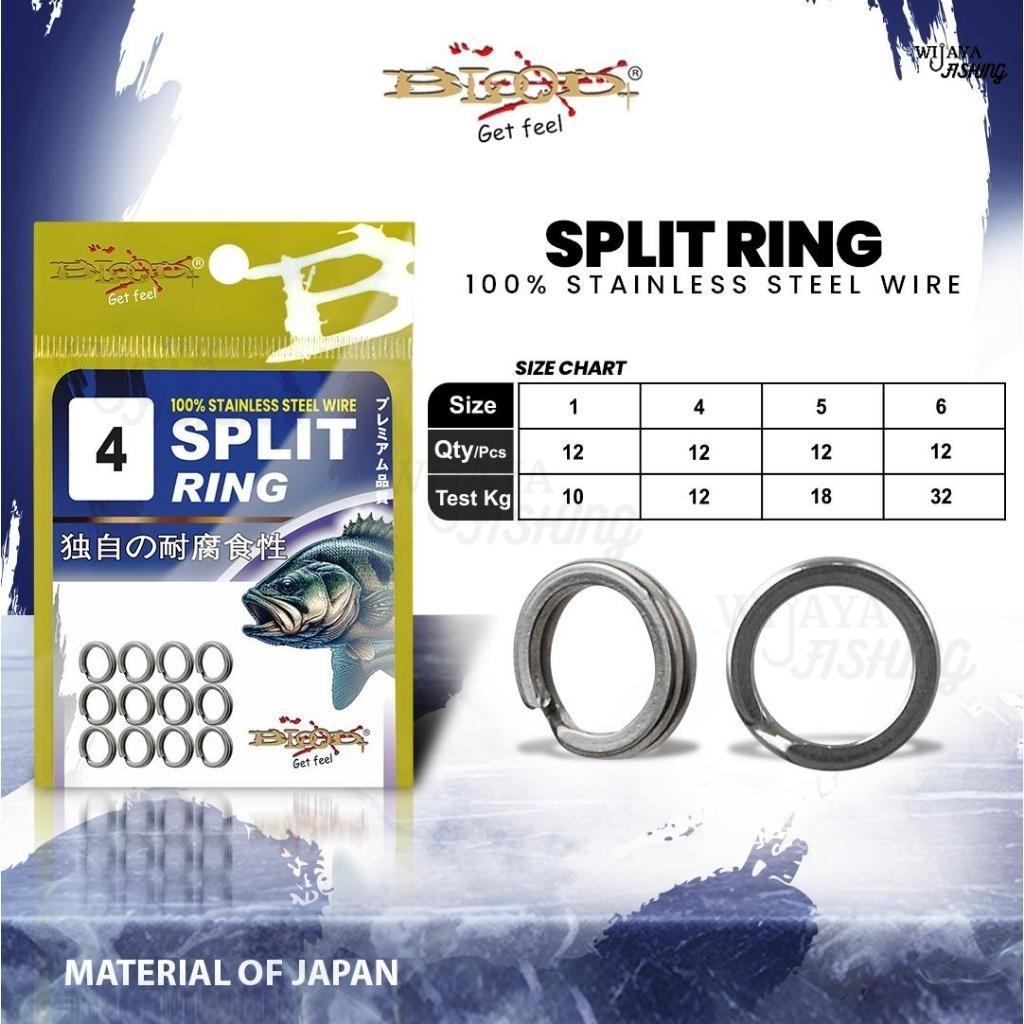 Split Ring Pancing / Blood Split Ring Stainless