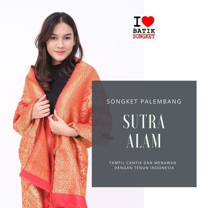 Songket sutra alam palembang tenun batak ulos sumatra medan - RANDOM