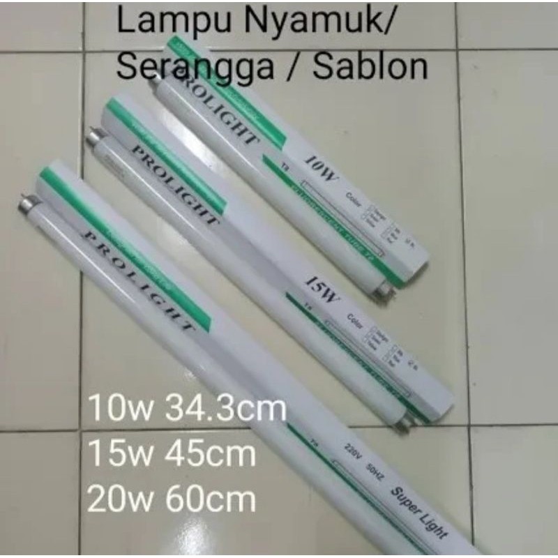 Lampu Neon Nyamuk T8 Insect Kuller 15Watt 20watt