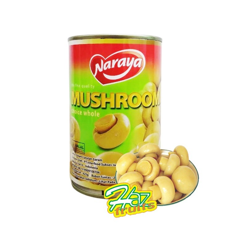 

Naraya Mushroom Champignon / Jamur Kancing Kaleng 425 gram