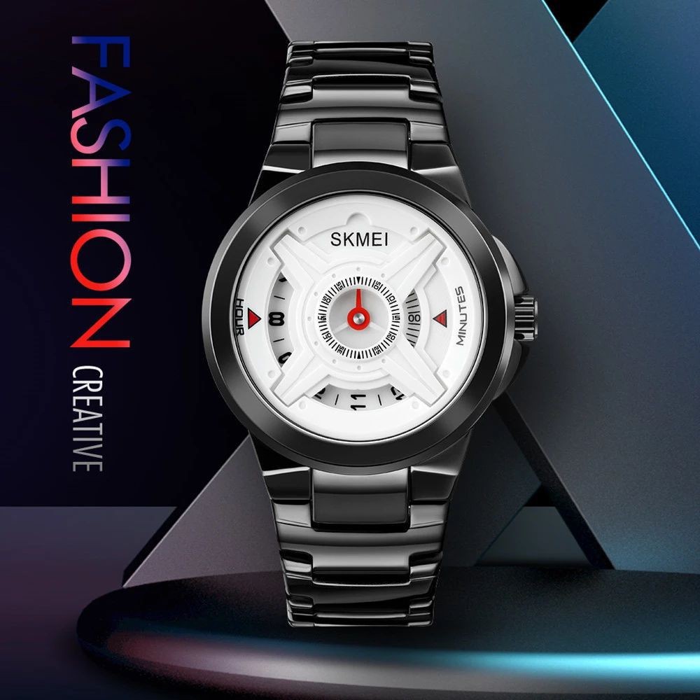 SKMEI 1699 Jam Tangan Pria Analog Stainless Steel