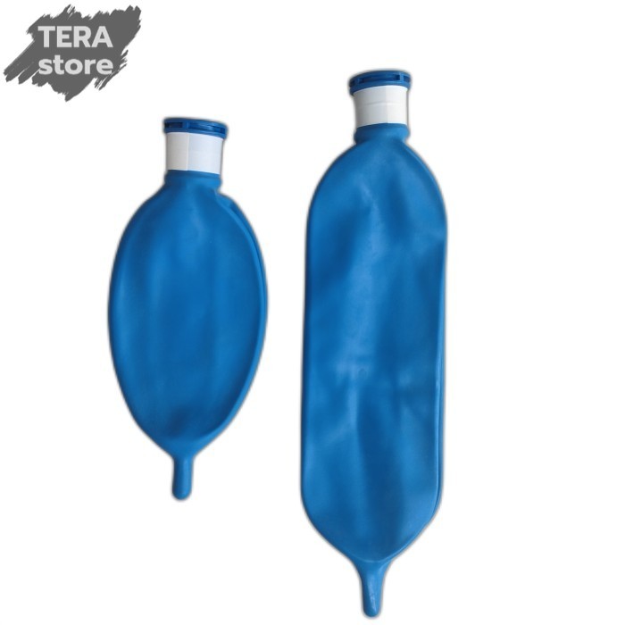 rebreathing bag size 0.5 L 1 L 2 L 3 L satuan latex air bag mesin anestesi reservoir bag disposable 