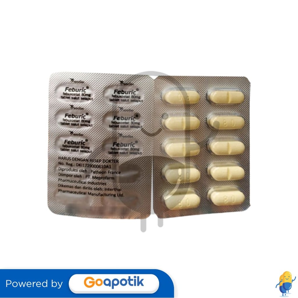 Feburic 80 Mg Strip 10 Tablet