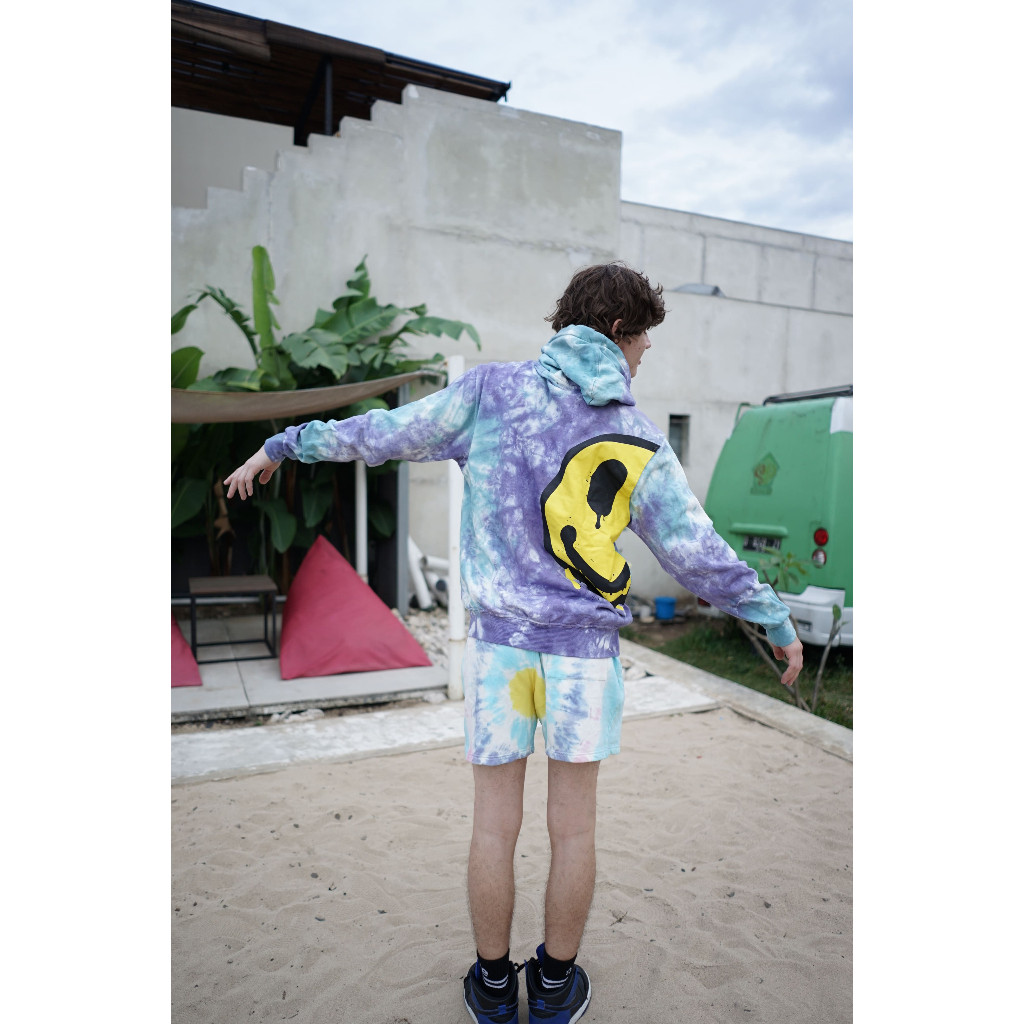 Hoodie Oversize Tiedye Smilley Mc.F Supply Co