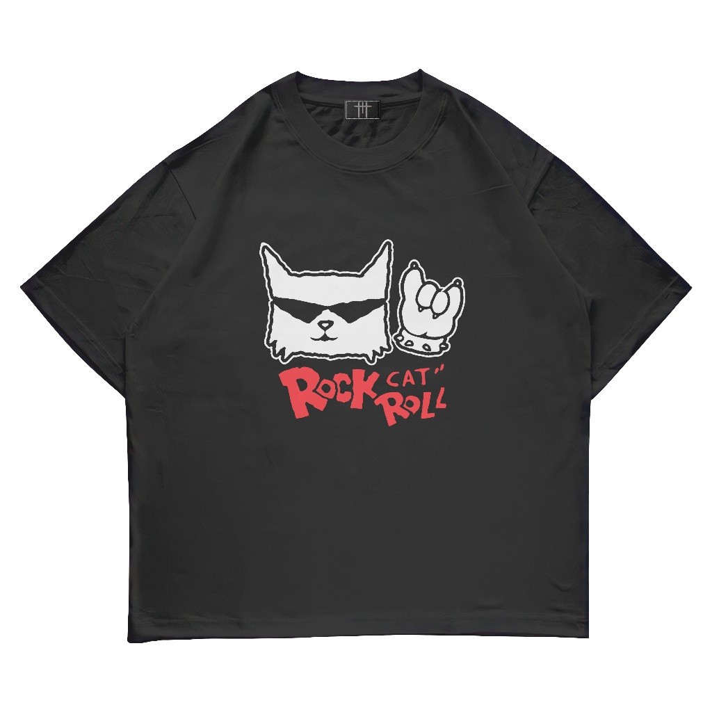 （100RB) Megablast – Rock Cat Roll Kaos Oversize Combed 24S