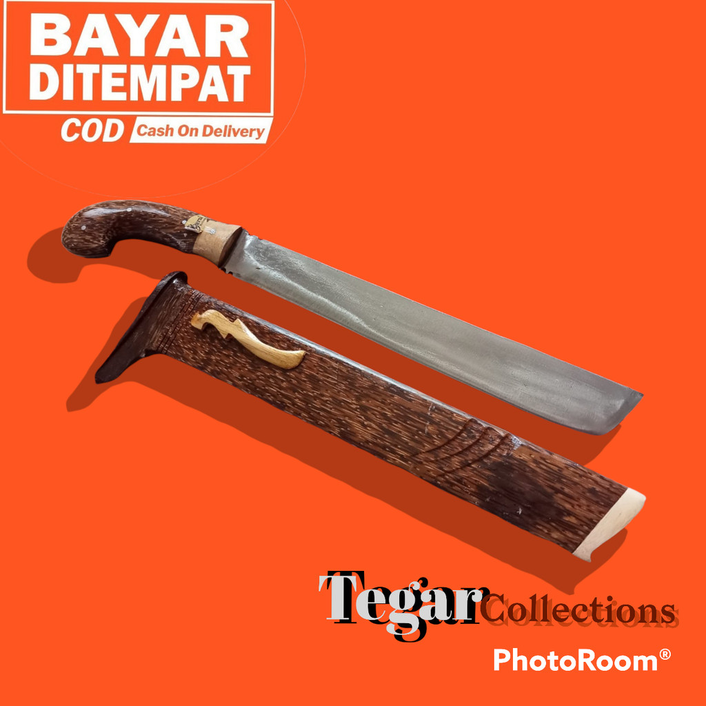 GOLOK Asli Cibatu Baja Per Kayu AREN Cocok untuk Berkebun dan Keperluan Perkebunan FULLTANK Kuat dan