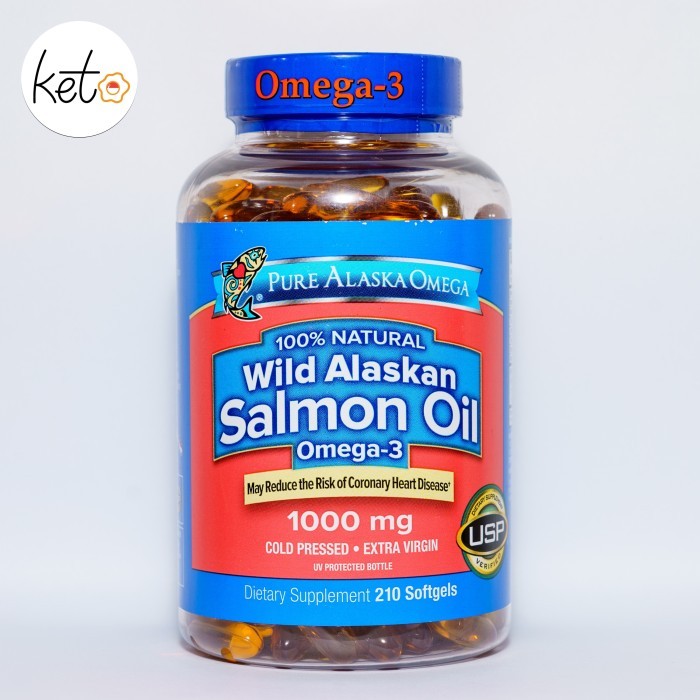 Pure Alaska Omega Wild Alaskan Salmon Oil 210 Softgels 100% Original USA