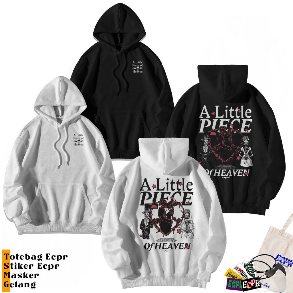 [AESTHETIC VERSION] HOODIE A LITTLE PIECE OF THE HEAVEN VERSION - COTTEN FLEECE