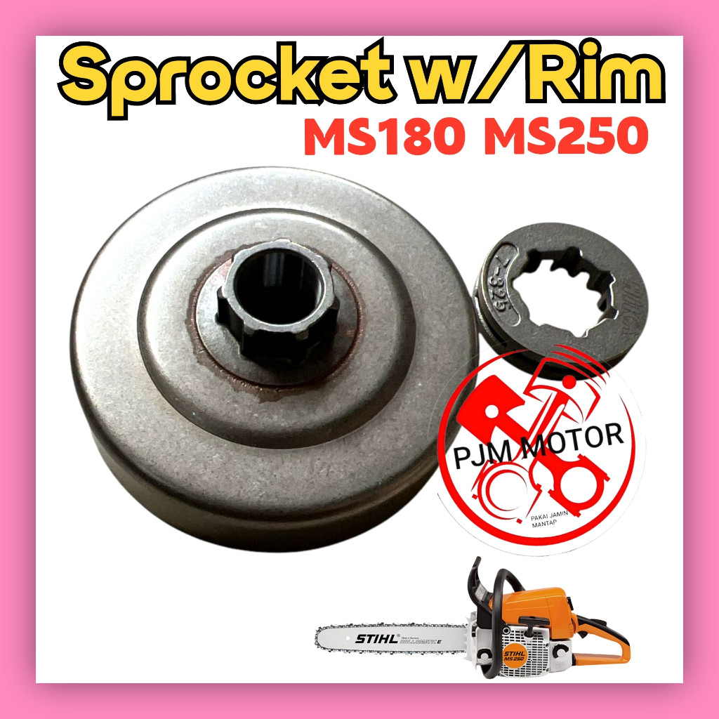 

Ms250 Clutch drum rumah sporket kain kampas Mesin chainsaw senso sinso stihl stihl Ms170 Ms180 amplas