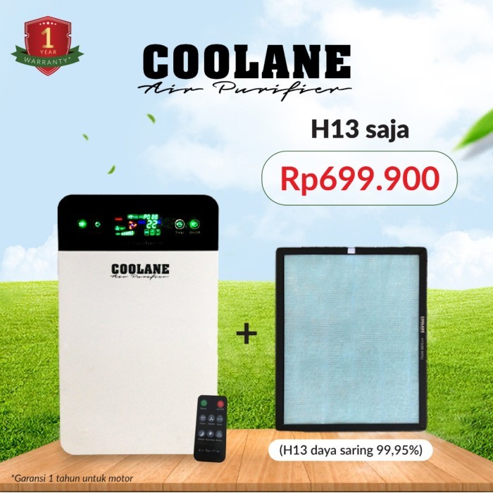 COOLANE Air Purifier HEPA Filter Penyaring Udara - H13 HEPA saja