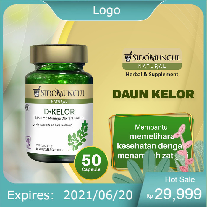

Sido Muncul Natural Sari Daun Kelor 50 Kapsul