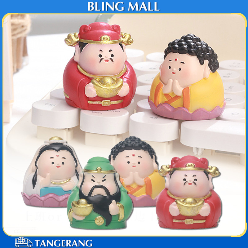 3.5*3*3.5CM Buddhist Ornament Patung Buddha Kwan Im Kecil ,Buddha,Dewa Kekayaan,Guanyu Kecil Untuk D