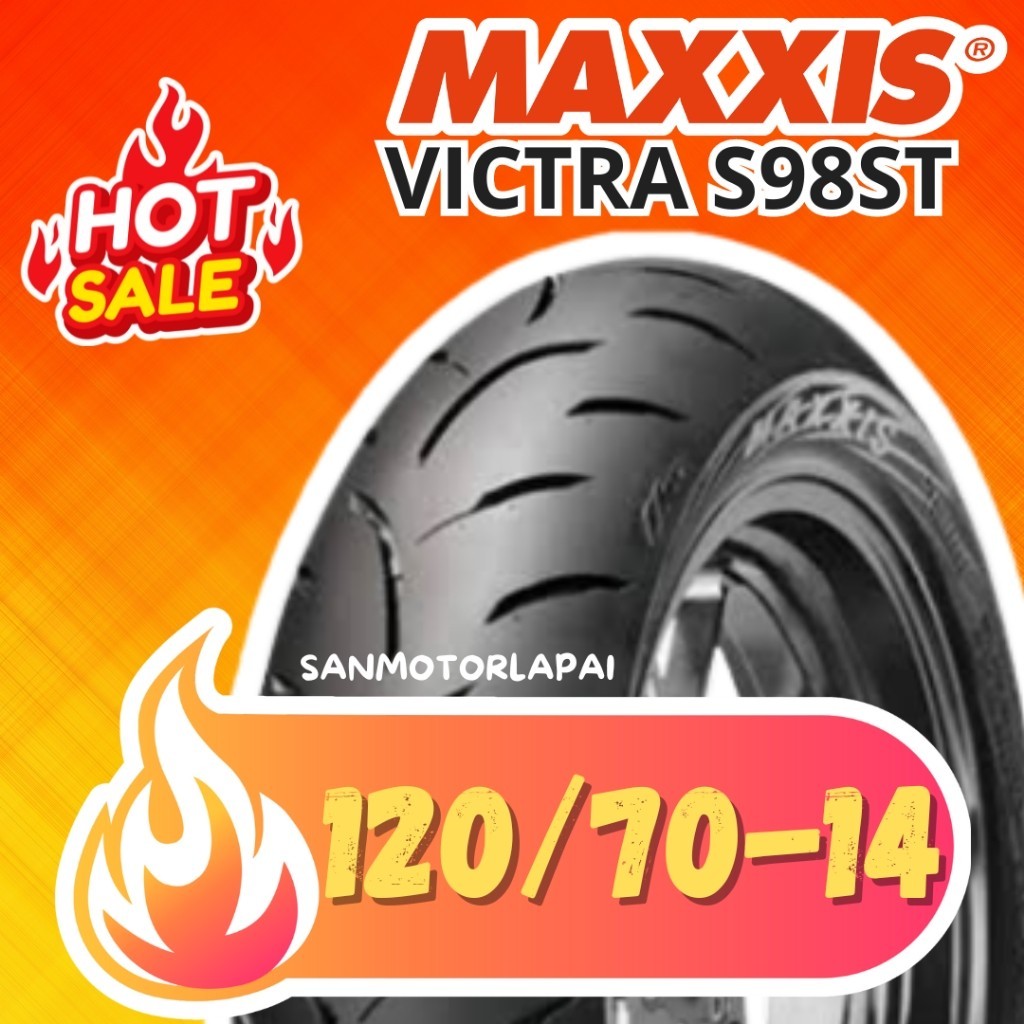BAN MAXXIS TL 120/70-14 VICTRA S98ST1
