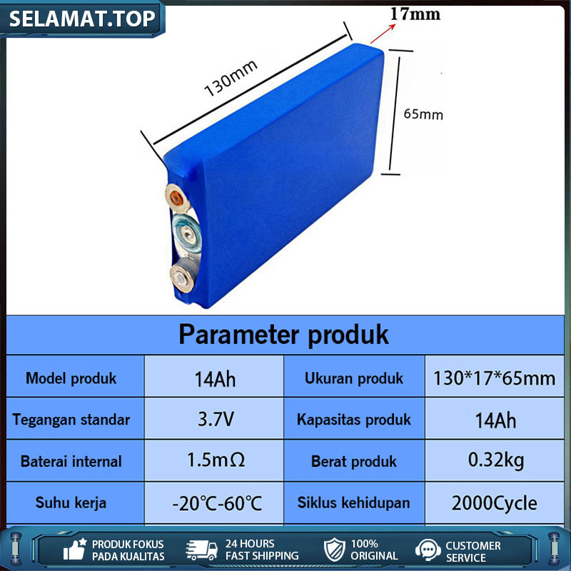 CALB UPS 12V Baterai Lifepo4 3.7v 12AH/25AH/50AH Baru Elektrik Baterai Lithium LIFEPO4 3.2V 50Ah DIS