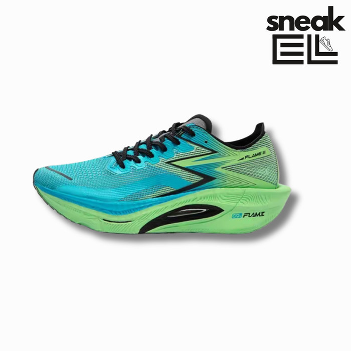 361° Flame 3 Marine Original Sepatu Running Pria Wanita/Running Shoes 672412207-6