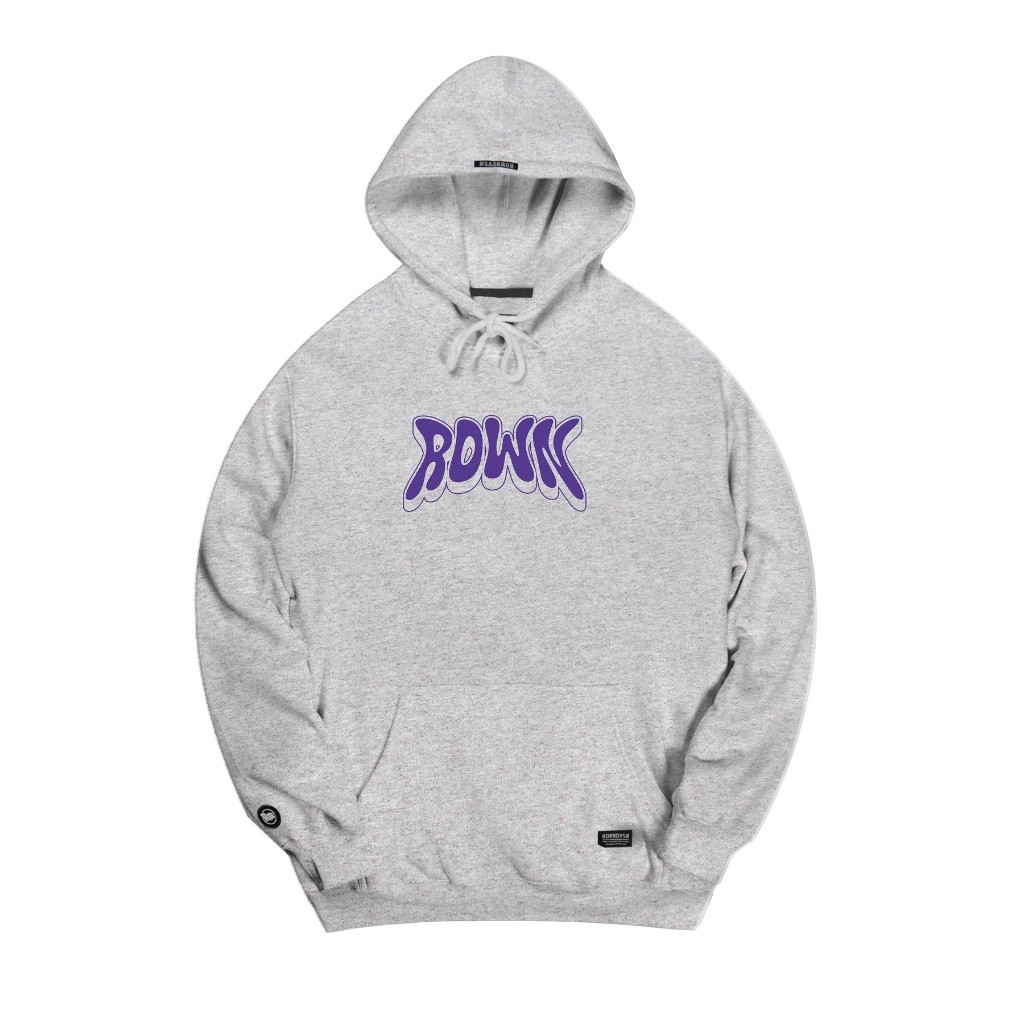 Rown Division Official Pullover Hoodie - Rowndvsn Jaket Portish Misty
