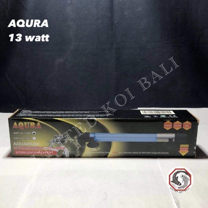Lampu Uv Kolam Ikan Koi Dan Aquarium Aqura Asp Uv-13Watt