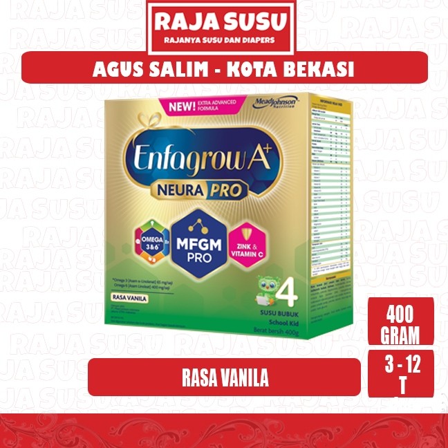 ENFAGROW A+ 4 VANILA 400 GR - RAJA SUSU Premium